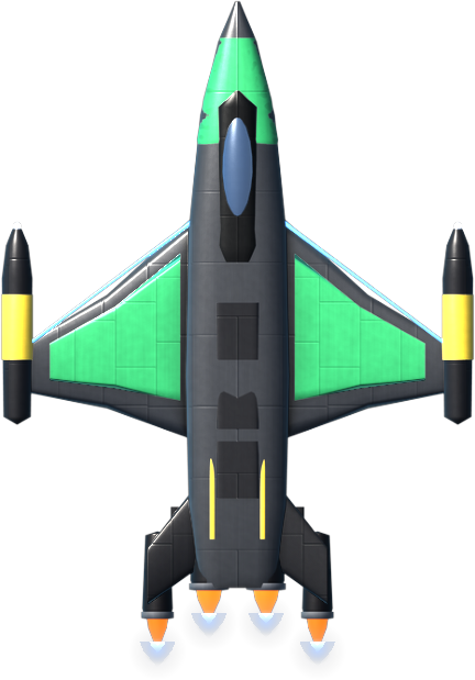 Falcon – heavy interceptor warship in Vectron Orbit