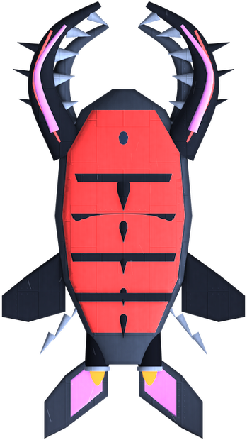 Piranha – gunship warship in Vectron Orbit